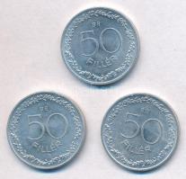 1948. 50f Al + 1953. 50f Al + 1965. 50f Al T:2