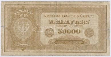 Lengyelország 1922. 50.000M T:III-
Poland 1922. 50.000 Marek C:VG
Krause 33