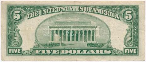 Amerikai Egyesült Államok 1953-1957. (1950) 5$ "Ivy Baker Priest - George M. Humphrey" T:I...