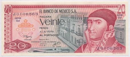 Mexikó 1977. 20P T:I,I Mexico 1977. 20 Pesos C:UNC,AU