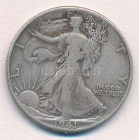 Amerikai Egyesült Államok 1941. 1/2$ Ag "Walking Liberty" T:2-,3 
USA 1941. 1/2 Dollar Ag...