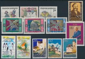 1985-1986 4 diff. sets + 2 stamps, 1985-1986 4 db klf sor + 2 bélyeg