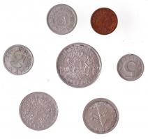 Ausztria 1937. 1gr-5Sch (7xklf) minipénz sor T:2
Austria 1937. 1 Groschen - 5 Schilling (7xdiff) mi...