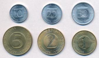 Szlovénia 1992. 10s-5T (6xklf) forgalmi sor T:1,1-
Slovenia 1992. 10 Stotinov - 5 Tolarjev (6xdiff)...