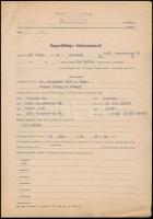 1973 Vas Zoltán (1903-1983) író, 56-os államminiszter ellen foganatosított házkutatás határozata.  V...