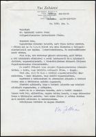 1973 Vas Zoltán (1903-1983) író, 56-os államminiszter ellen foganatosított házkutatás határozata.  V...