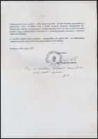 1973 Vas Zoltán (1903-1983) író, 56-os államminiszter ellen foganatosított házkutatás határozata.  V...