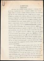 cca 1960 Boldizsár Iván (1912-1988) író, újságíró kézzel kijavított gépirata. Visszaemlékezések, a R...