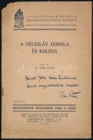 4 db különféle különlenyomat, tanulmány kertészet, néprajz, stb. témákban, köztük dedikált is