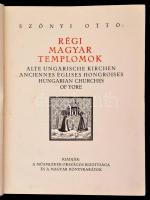 Szőnyi Ottó: Régi magyar templomok. Bp., Műemlékek Országos Bizottsága és a Magyar Könyvbarátok. Kia...