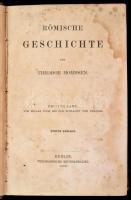 Mommsen, Theodor: Römische Geschichte. Dritter Band. Berlin, 1869, Weidmannsche Bucchandlung. Kiadói félvászon kötés, kopottas állapotban.