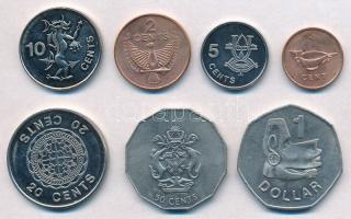 Salamon-szigetek 1996. 1c-1$ (7xklf) forgalmi sor T:1-
Solomon Islands 1996. 1 Cent - 1 Dollar (7xd...