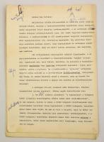cca 1975-1980 Nemes Dezső (1908-1985) történész, újságíró-lapszerkesztő, politikus levelezése Vas Zo...