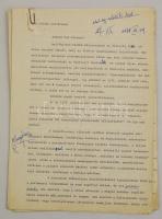 cca 1975-1980 Nemes Dezső (1908-1985) történész, újságíró-lapszerkesztő, politikus levelezése Vas Zo...