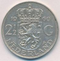 Hollandia 1960. 2 1/2G Ag "Julianna" T:2 ph. Netherlands 1960. 2 1/2 Gulden Ag "Julia...