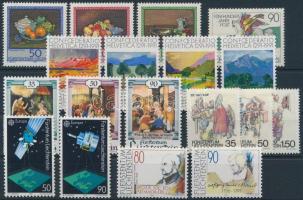 1990-1991 6 db klf sor + 1 bélyeg, 1990-1991 6 diff. sets + 1 stamp