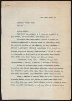 1981-1996 Vas Zoltán (1903-1983) 1956-os államminiszterrel egy jugoszláviai utazásáról szóló írásána...