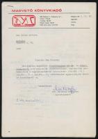 1981-1996 Vas Zoltán (1903-1983) 1956-os államminiszterrel egy jugoszláviai utazásáról szóló írásána...