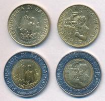 San Marino 1993. 200L + 500L + 1994. 200L + 500L T:1- San Marino 1993. 200 Lire + 500 Lire + 1994. 200 Lire + 500 Lire C:AU