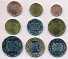 Mozambik 2006. 1c-10M (9xklf) T:1- Mozambique 2006. 1 Centavo - 10 Meticais (9xdiff) C:AU