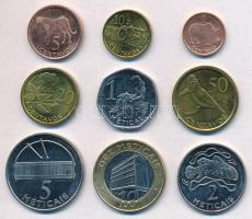 Mozambik 2006. 1c-10M (9xklf) T:1-
Mozambique 2006. 1 Centavo - 10 Meticais (9xdiff) C:AU