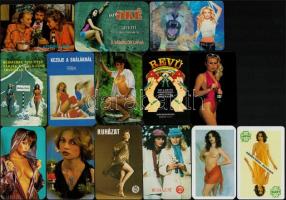 1982-2013 14 db erotikus és divat kártyanaptár