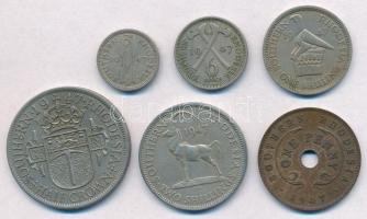 Dél-Rodézia 1947. 1p-1/2C (6xklf) T:1-,2
Southern Rhodesia 1947. 1 Penny - 1/2 Crown (6xdiff) C:AU,...