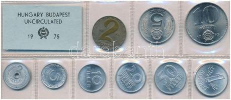 1975. 2f-10Ft (9xklf) érmés forgalmi sor fóliatokban T:1 2Ft-on kis patina
Adamo FO8