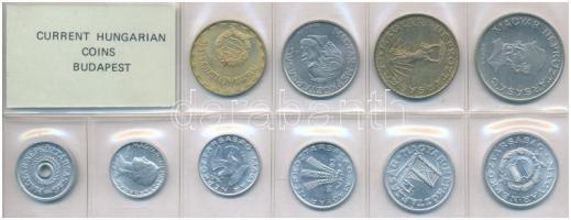 1983. 2f-20Ft (10xklf) érmés forgalmi sor fóliatokban T:1 Adamo FO16