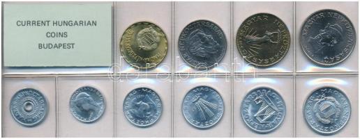 1987. 2f-20Ft (10xklf) érmés forgalmi sor fóliatokban T:1 Adamo FO20