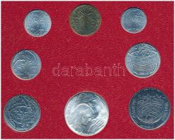 Vatikán 1976. 1L - 500L "VI. Pál pápa" (8xklf) forgalmi szett T:1,1- Vatican 1976. 1 Lire ...