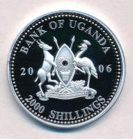 Uganda 2006. 2000Sh Ag "A labdarúgás halhatatlanjainak csarnoka - Cseh Köztársaság 2000-es évek...