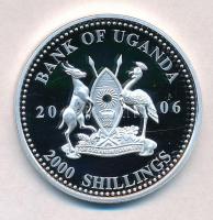 Uganda 2006. 2000Sh Ag "A labdarúgás halhatatlanjainak csarnoka - Törökország 1990-es évek/Haka...