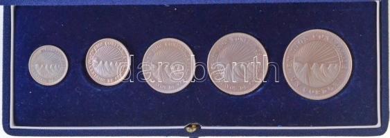 Nicaragua 1972. 5c - 1 C (5xklf) forgalmi sor, dísztokban T:1 (eredetileg PP)
Nicaragua 1972. 5 Cen...
