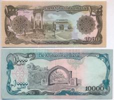 Afganisztán 1979. 50A + 1991. 1000A + 1993. 10.000A + 2002. 1A + 2A T:I-,II
Afghanistan 1979. 50 Af...