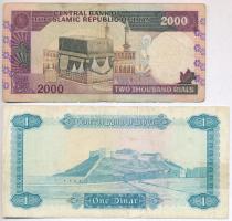 Vegyes: Irán 1985. 2000R + 1982- 200R + 1985- 100R + Líbia 1972. 1D T:I,III,III-
Mixed: IRan 1985. ...