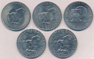Amerikai Egyesült Államok 1971-1978. 1$ Cu-Ni "Eisenhower" (5xklf) T:2 ph.
USA 1971-1978....