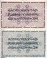 1945. 500P + 1946. 100.000.000P + 100.000AP + 500.000AP mindkét adópengő sorozat- és sorszám nélkül ...