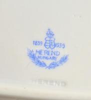 Herendi(1939) porcelán "Érsekújvár" címeres tálka, kézzel festett, jelzett, kopásnyomokkal...