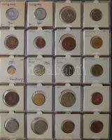 Jó világgyűjtemény 509db régi és új, sok tengerentúlon 2db éremtartóban