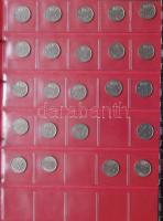 Jó világgyűjtemény 618db régi és új, sok tengerentúlon 3db éremtartóban