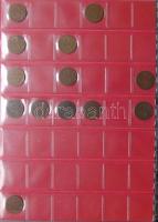 Jó világgyűjtemény 618db régi és új, sok tengerentúlon 3db éremtartóban