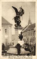 Budapest I. Dísz tér, Honvéd szobor 1848 emlékére (EK)