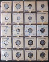 Jó világgyűjtemény 433db régi és új, sok tengerentúlon 2db éremtartóban