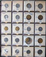 Jó világgyűjtemény 433db régi és új, sok tengerentúlon 2db éremtartóban