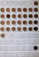 Jó világgyűjtemény 433db régi és új, sok tengerentúlon 2db éremtartóban