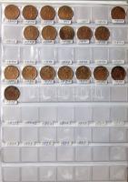 Jó világgyűjtemény 433db régi és új, sok tengerentúlon 2db éremtartóban