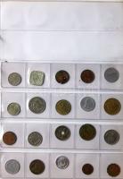 Jó világgyűjtemény 433db régi és új, sok tengerentúlon 2db éremtartóban