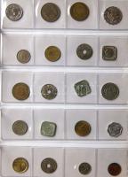 Jó világgyűjtemény 433db régi és új, sok tengerentúlon 2db éremtartóban
