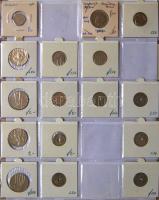 Jó világgyűjtemény 595db régi és új, sok tengerentúlon 2db éremtartóban